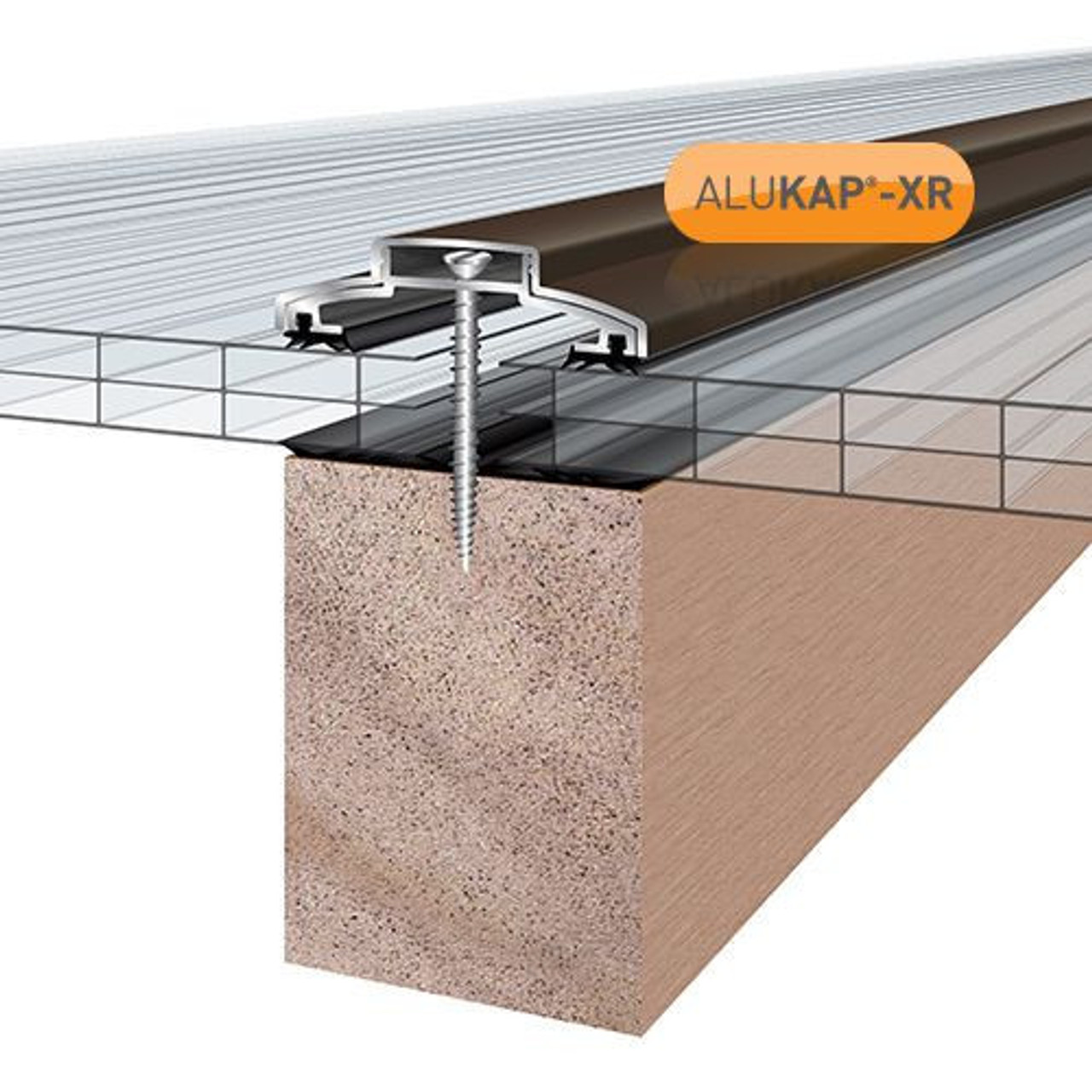 Alukap-XR 60mm Bar 6.0m No RG BR Alu E/Cap