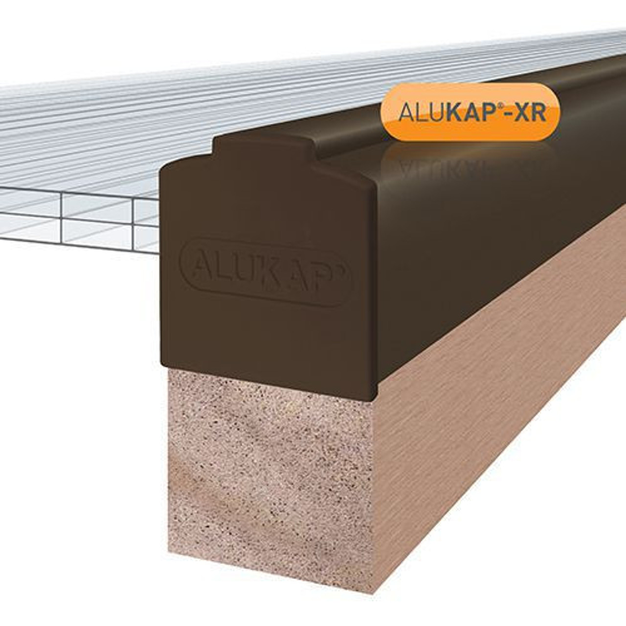 Alukap-XR 60mm Gable Bar 3.6m  No RG BR Alu E/Cap