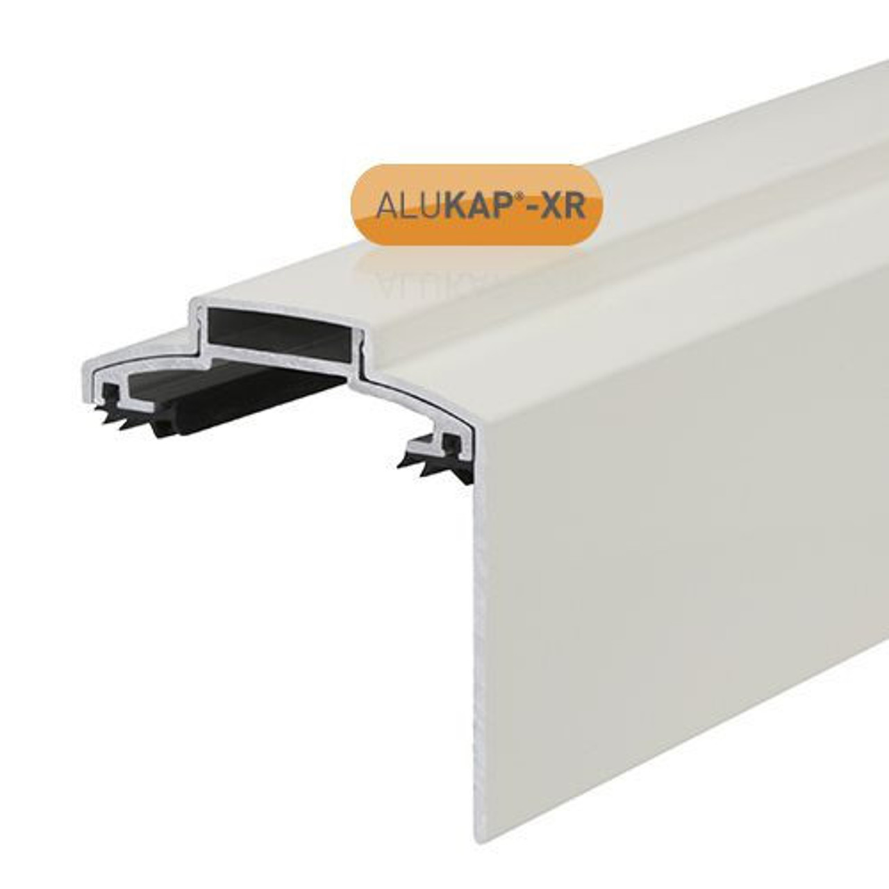 Alukap-XR 60mm Gable Bar 3.6m  No RG WH Alu E/Cap