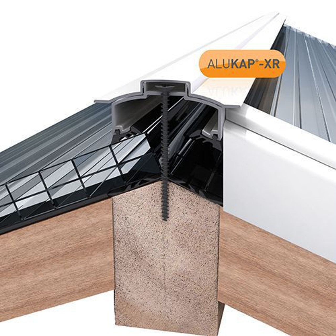 Alukap-XR Hip Bar 3.6m  No RG WH Alu E/Cap