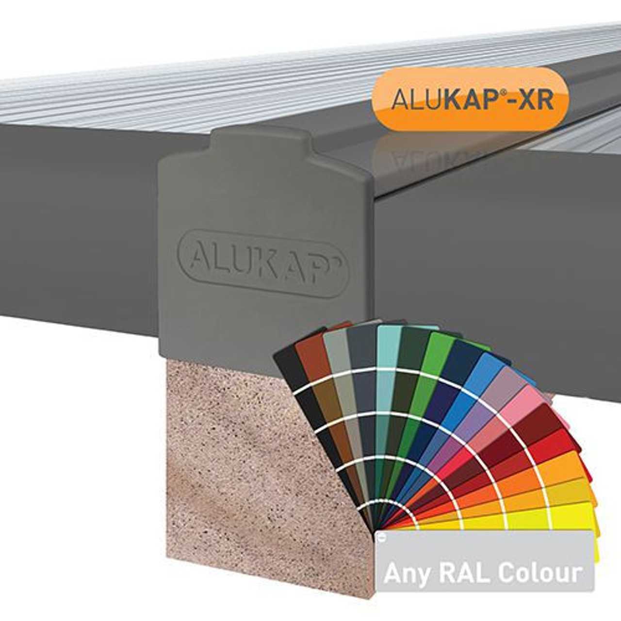 Alukap-XR 35mm End Stop Bar 3.6m PC