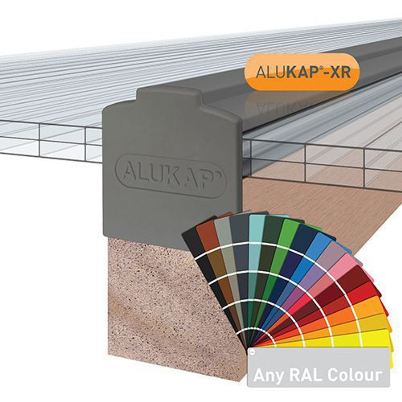 Alukap-XR 60mm Bar 6.0m No RG PC Alu E/Cap