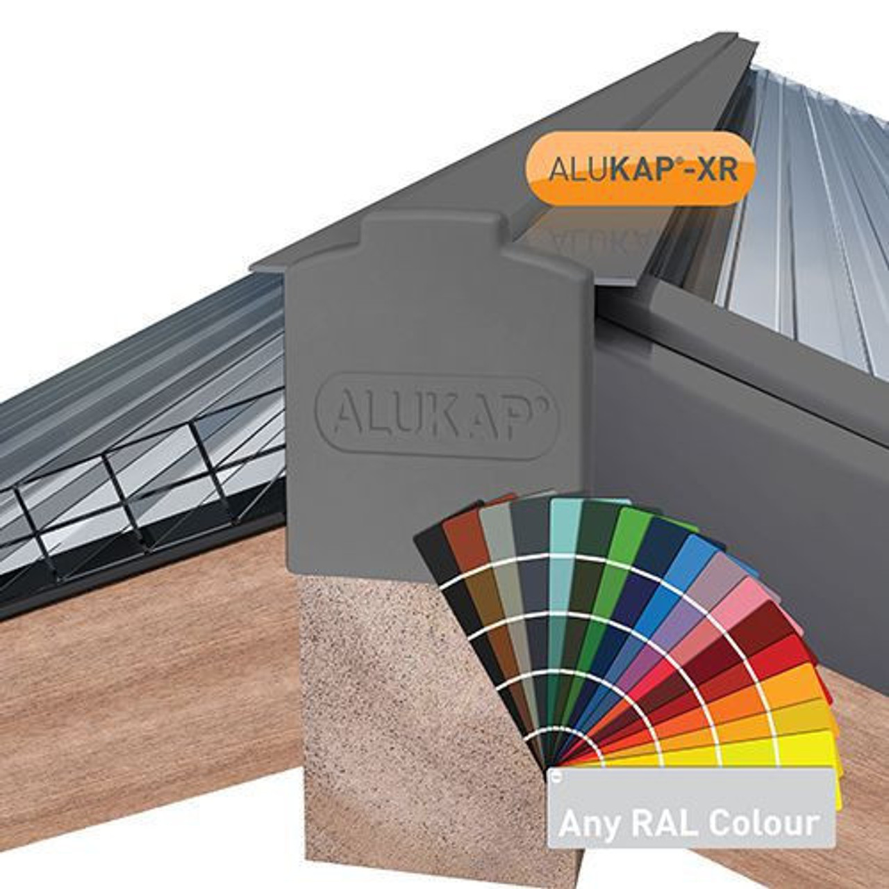 Alukap-XR Hip Bar 4.8m  No RG PC Alu E/Cap
