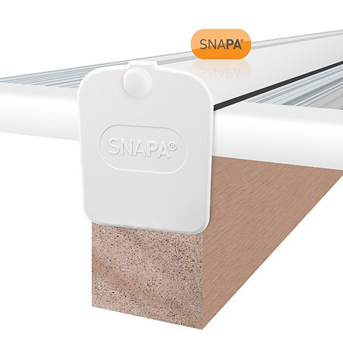 Snapa 16mm PVC Drip Trim White 2.1m