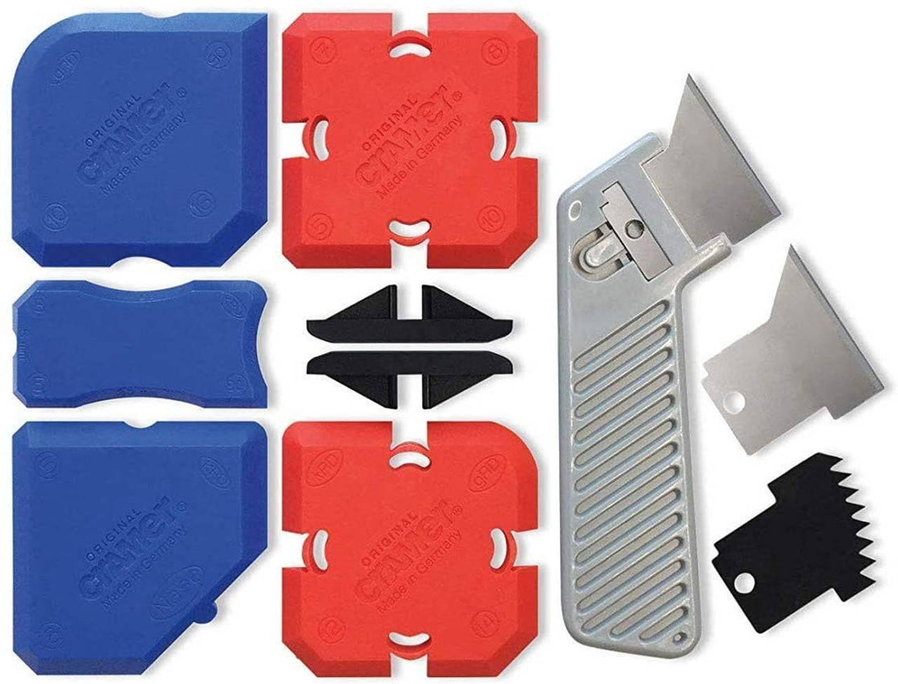 Cramer Fugi 7 Piece Grouting & Silicone Profiling & Applicator Tool Kit in Box