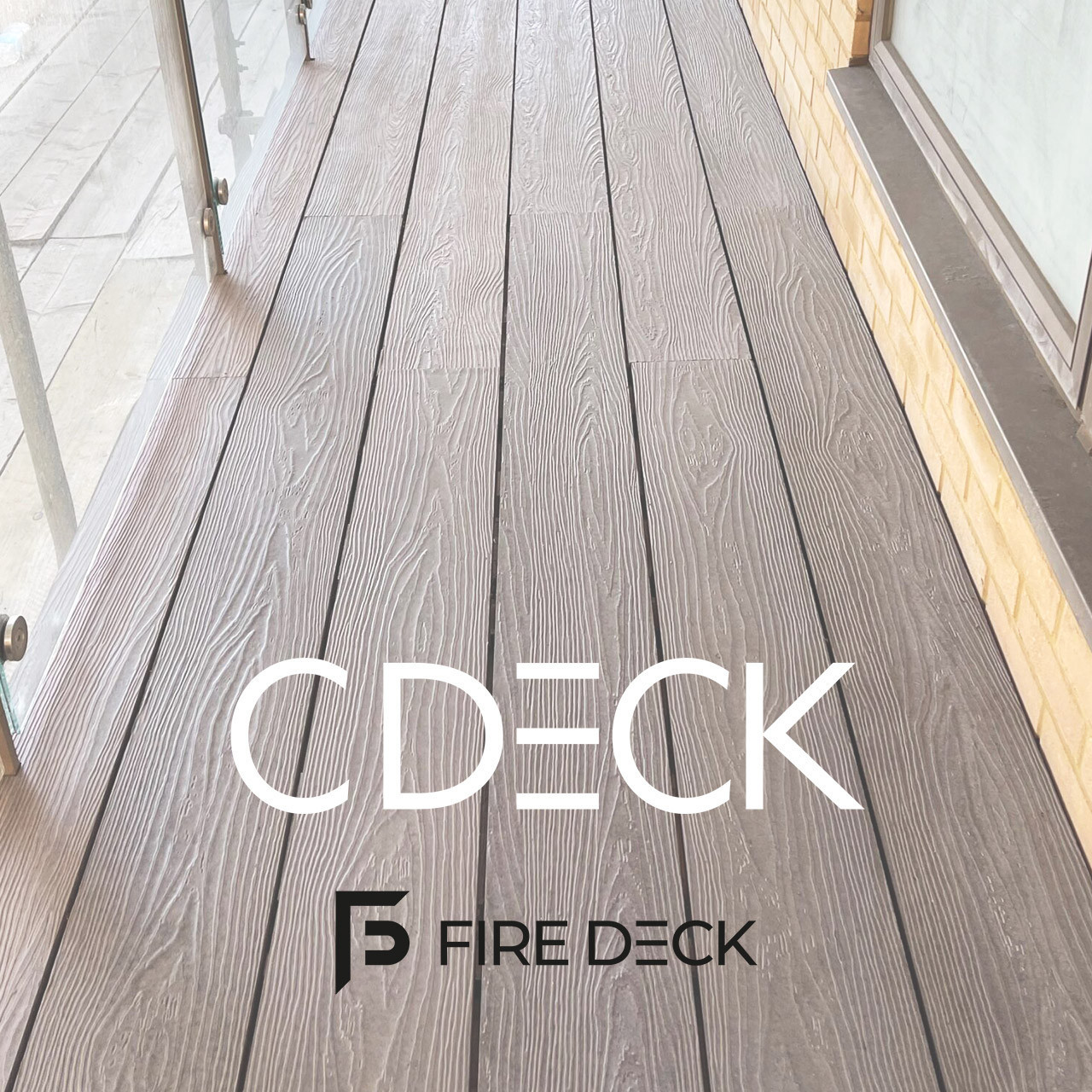 CDeck Fibre Cement non-combustible decking