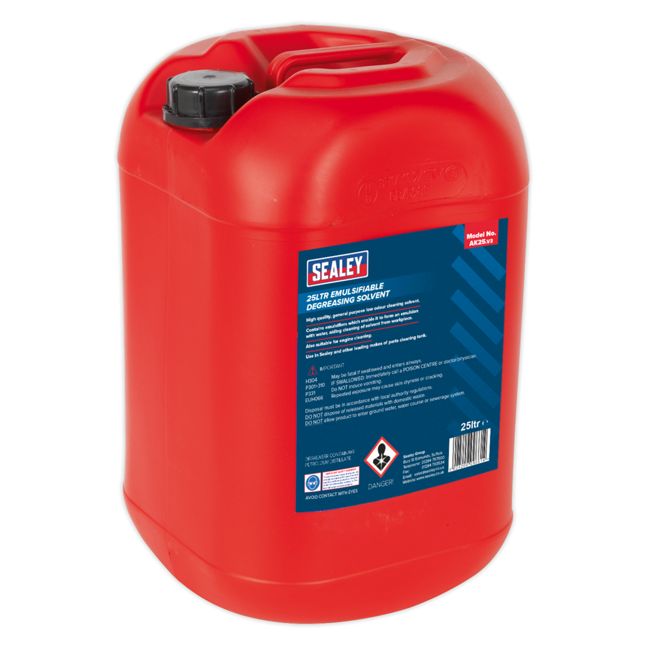 Sealey - Degreasing Solvent Emulsifiable 25L
