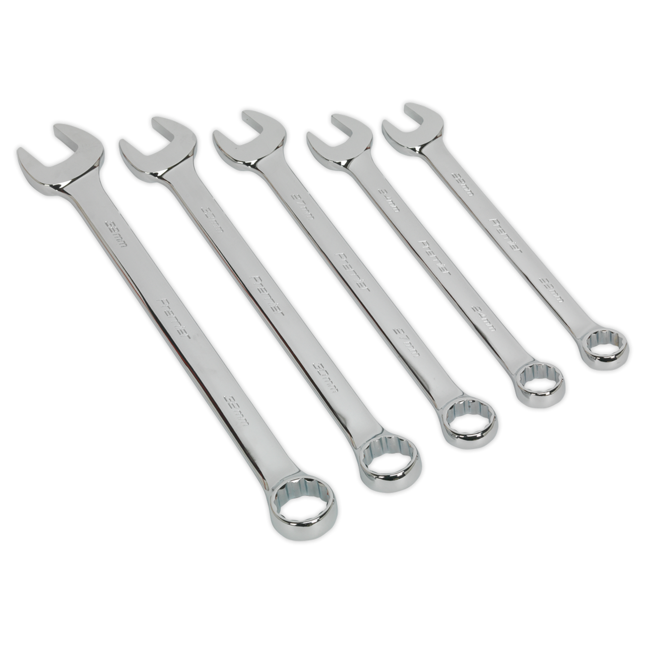 Sealey - Combination Spanner Set 5pc Jumbo Metric