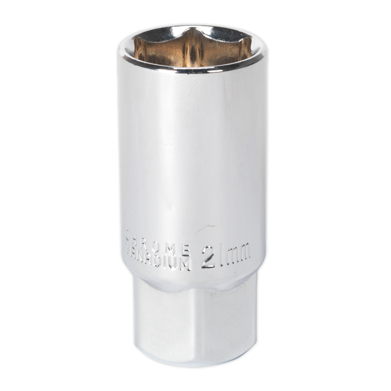 Sealey - Spark Plug Socket 21mm 1/2inchSq Drive Magnetic