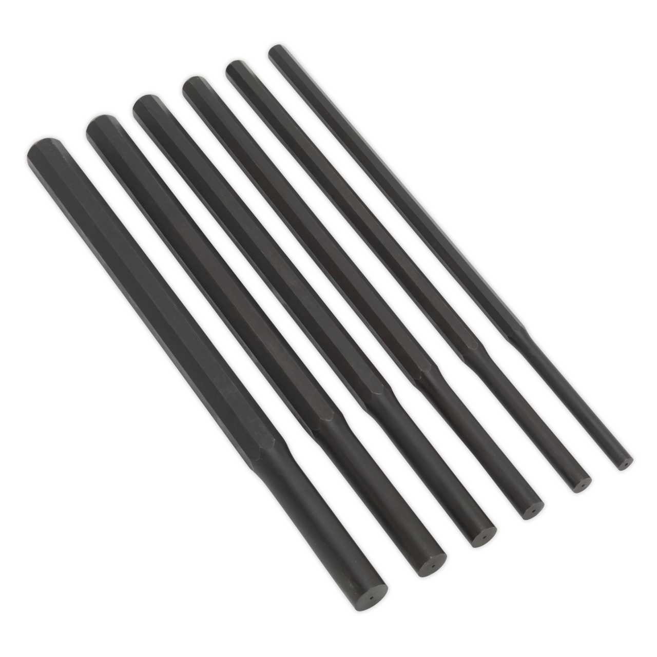 Sealey - Parallel Pin Punch Set 6pc Heavy-Duty Metric