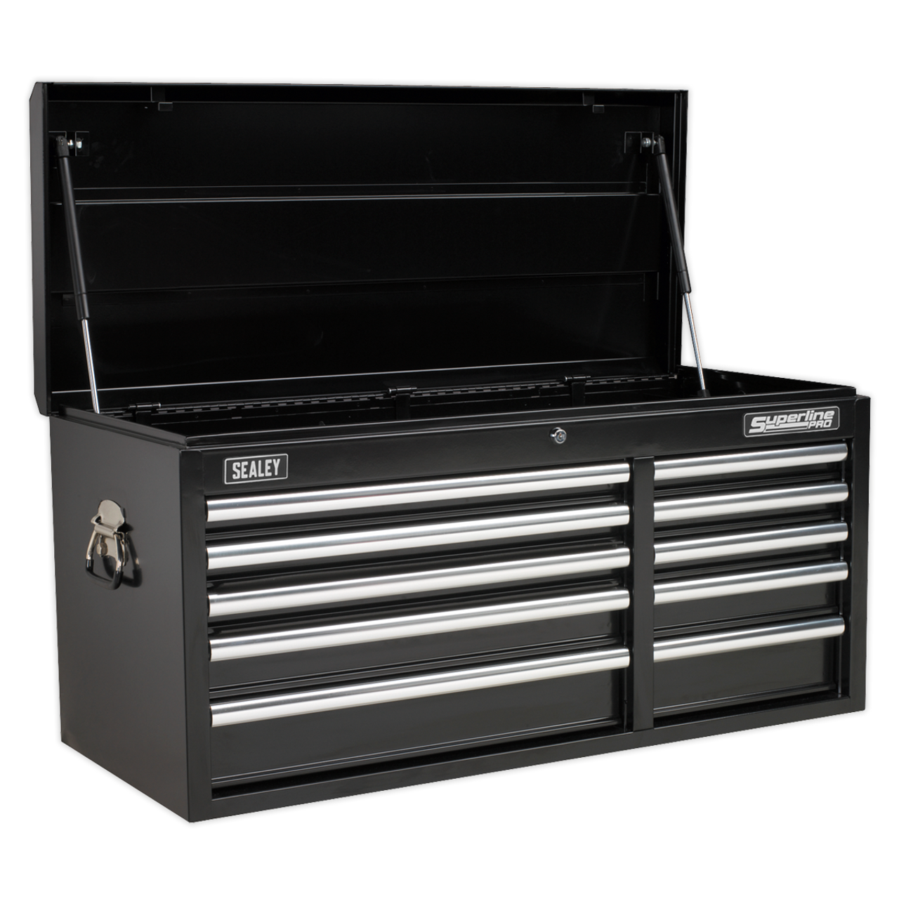 Sealey - Topchest 10 Drawer with Ball Bearing Slides Heavy-Duty Black