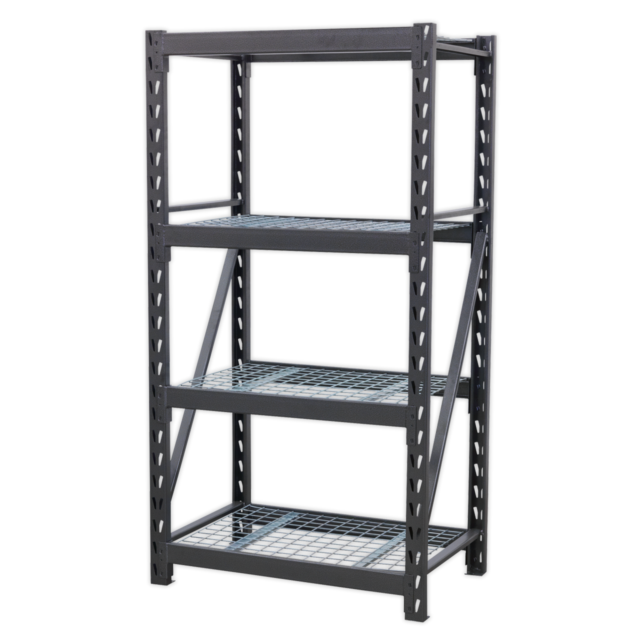 Sealey - Heavy-Duty Racking Unit with 4 Mesh Shelves 640kg Capacity Per Level 978mm