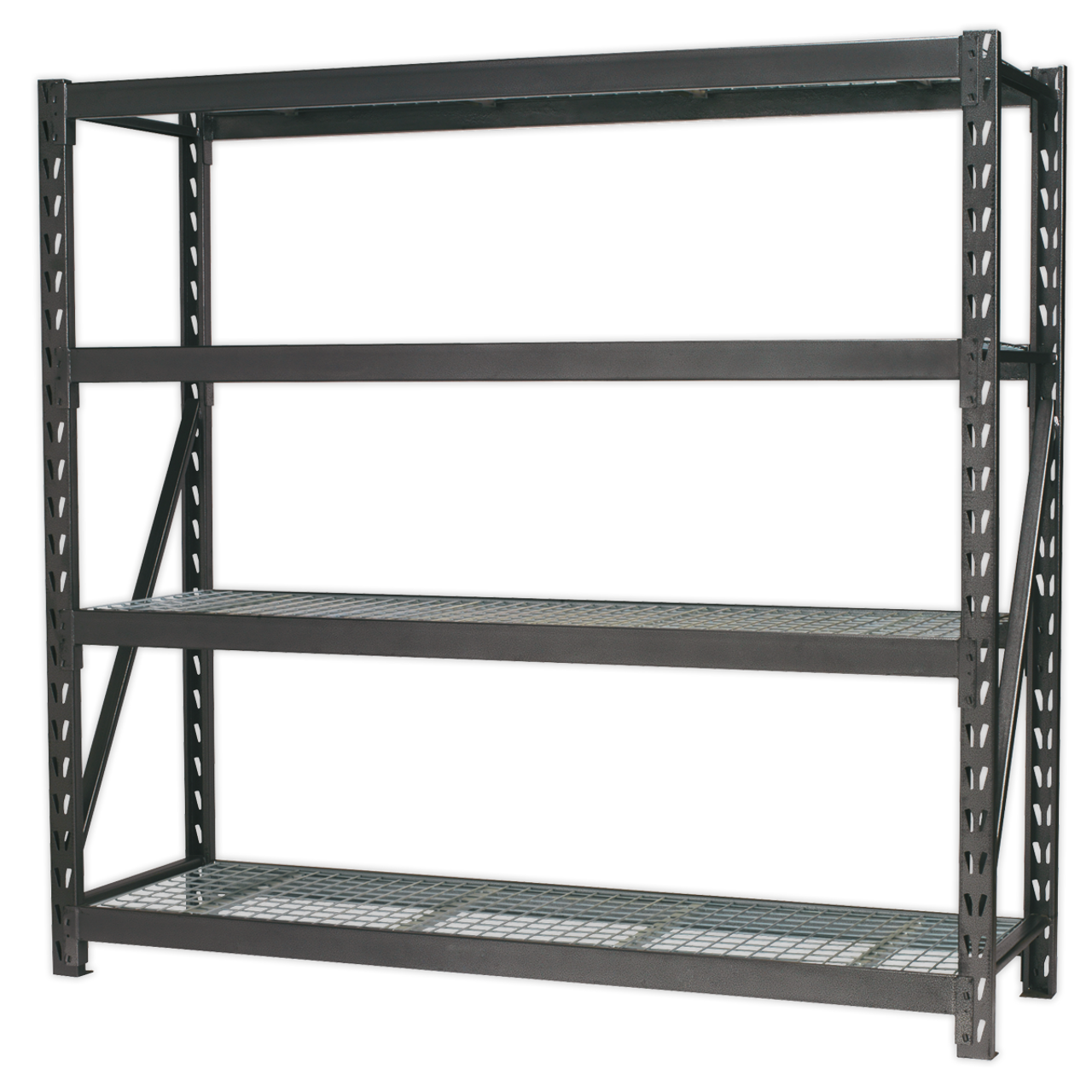 Sealey - Heavy-Duty Racking Unit with 4 Mesh Shelves 640kg Capacity Per Level 1956mm AP6572