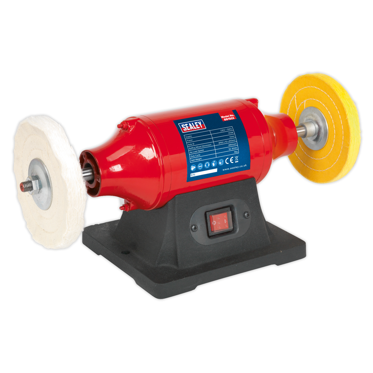 Sealey - Bench Mounting Buffer/Polisher 150mm 370W/230V