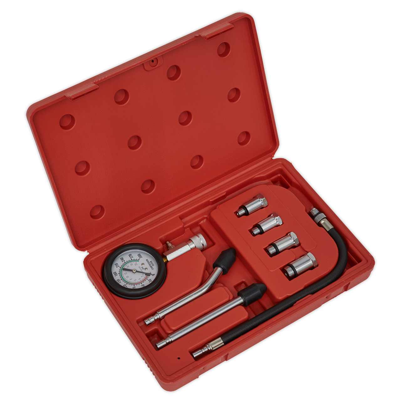 Sealey - Petrol Engine Compression Test Kit 8pc