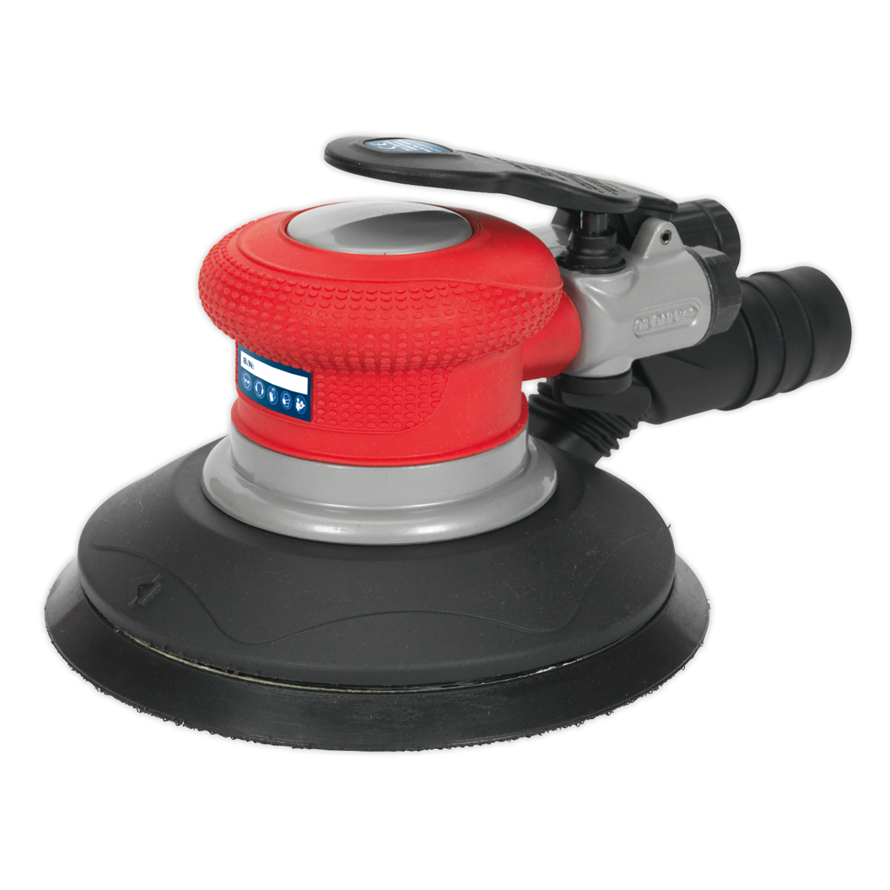 Sealey - Air Palm Random Orbital Sander Dia150mm Dust-Free