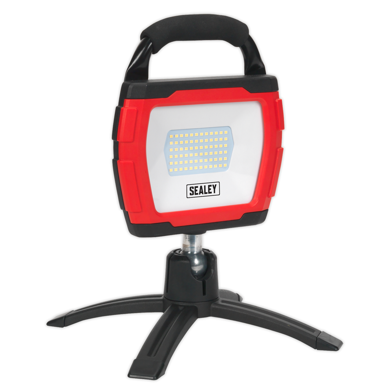 Sealey - Rechargeable 360Deg Floodlight 36W SMD LED Portable Red Lithium-ion