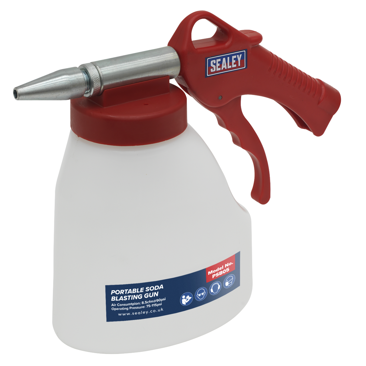 Sealey - Portable Soda Blasting Gun