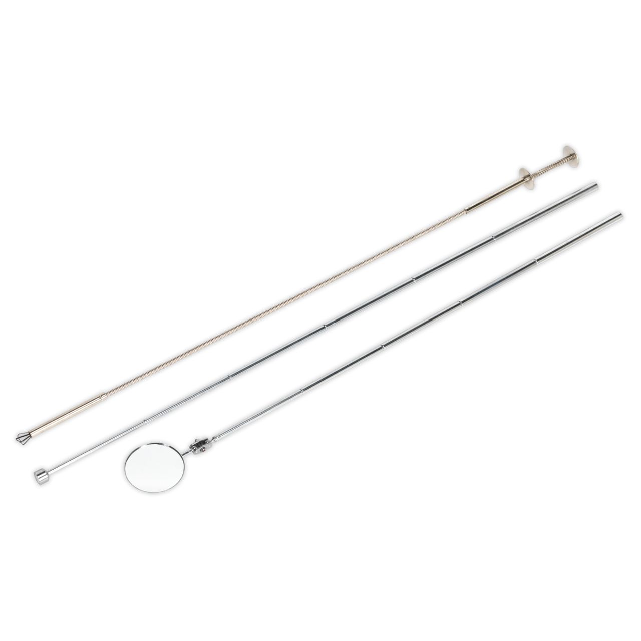 Sealey - Magnetic Pick-Up Flexible Claw and Inspection Tool Set 3pc