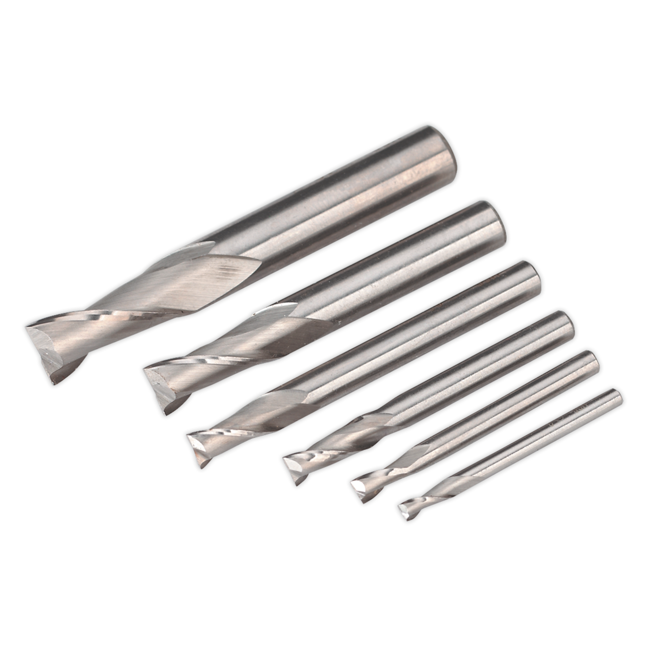 Sealey - HSS End Mill Set MT2 Dia3-10mm