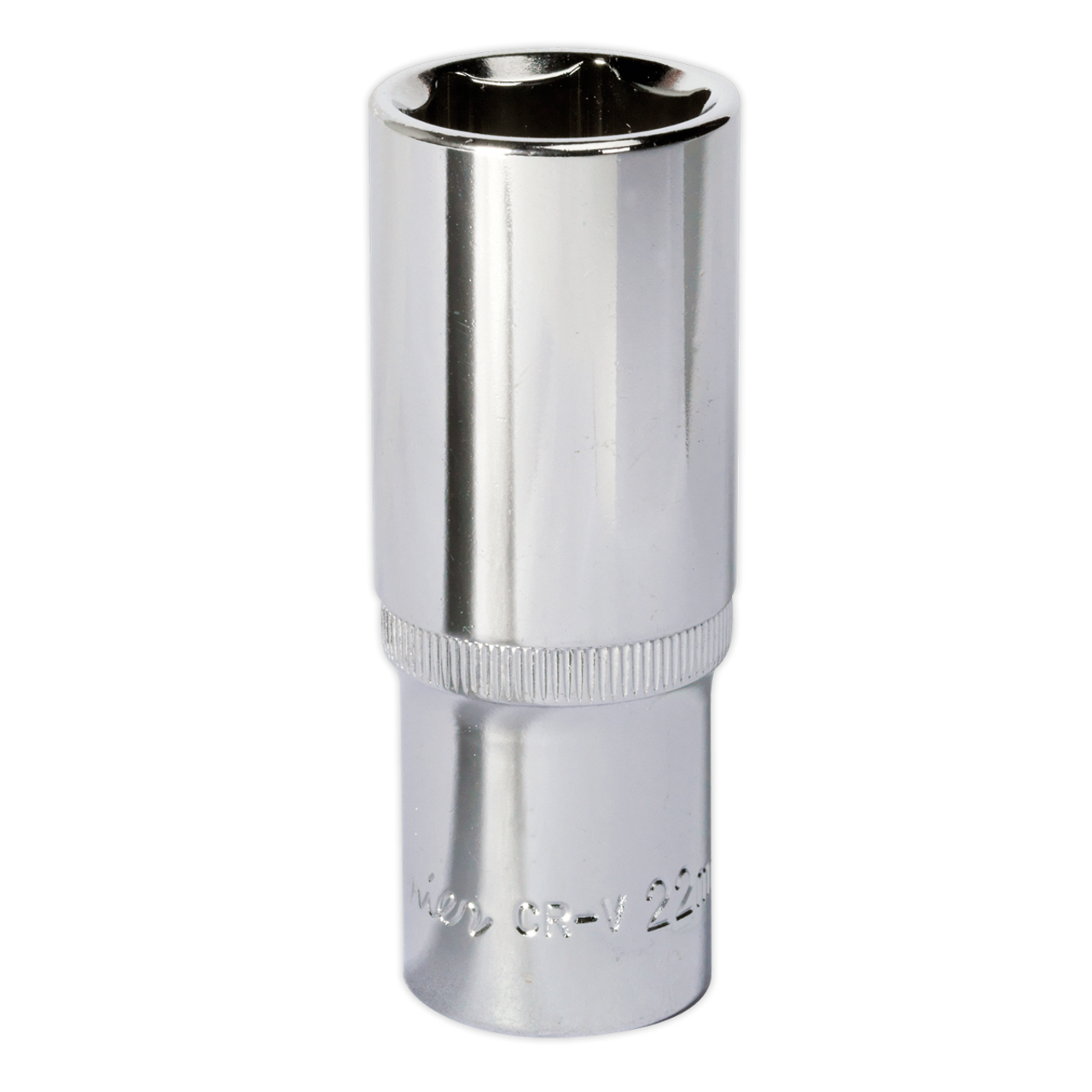 Sealey - WallDrive Socket 22mm Deep 1/2inchSq Drive Fully Polished