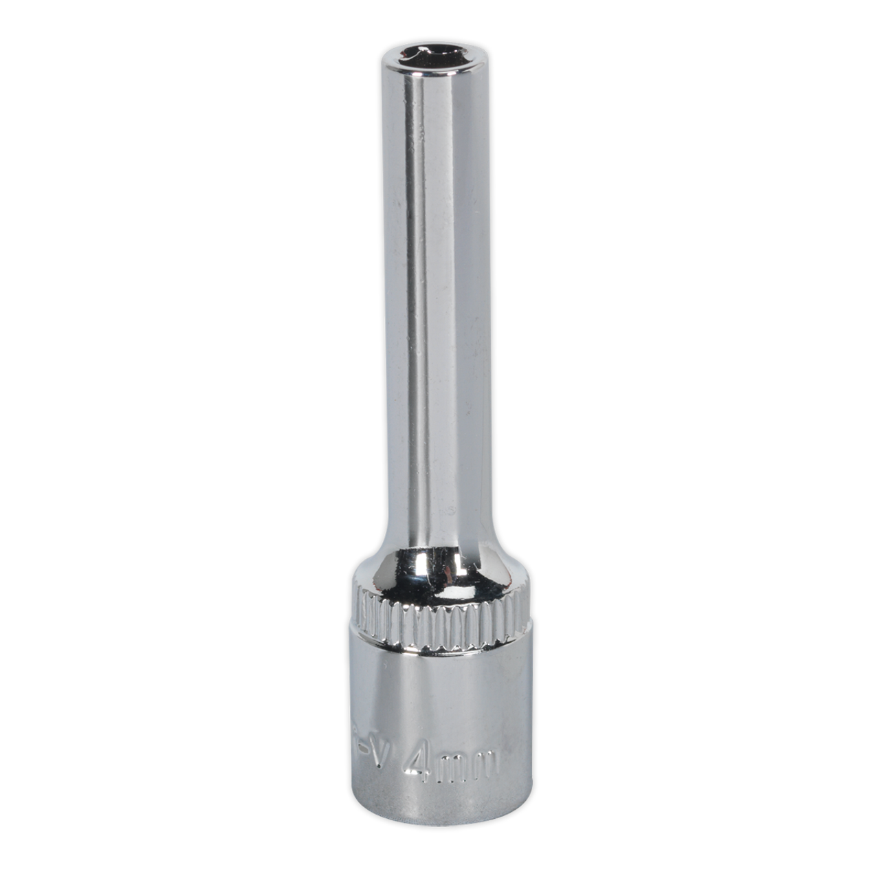 Sealey - WallDrive Socket 4mm Deep 1/4inchSq Drive Fully Polished