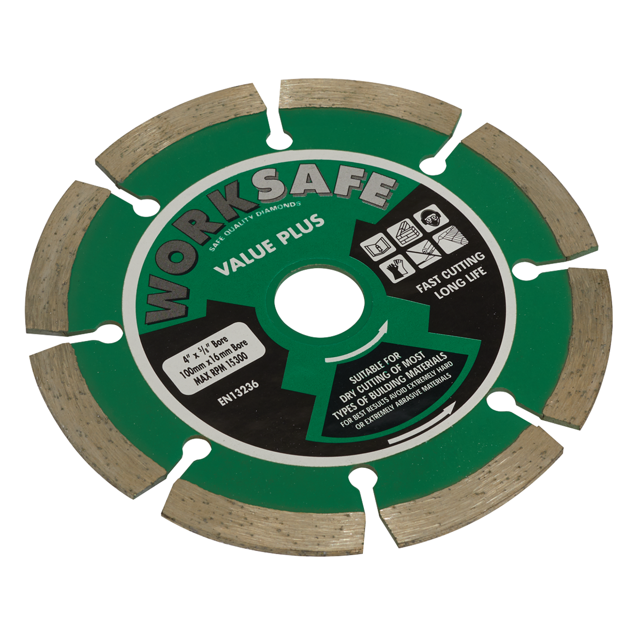 Sealey - Value Plus Diamond Blade Dia100 x 16mm