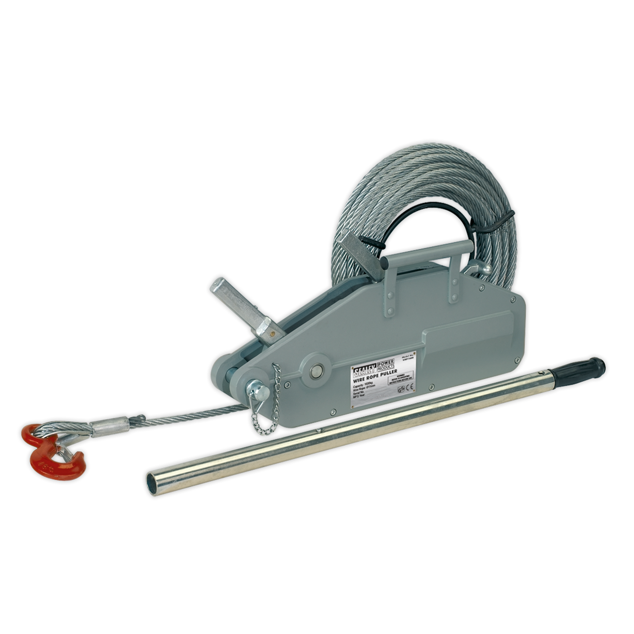 Sealey - Wire Rope Puller 1600kg Max Line Force