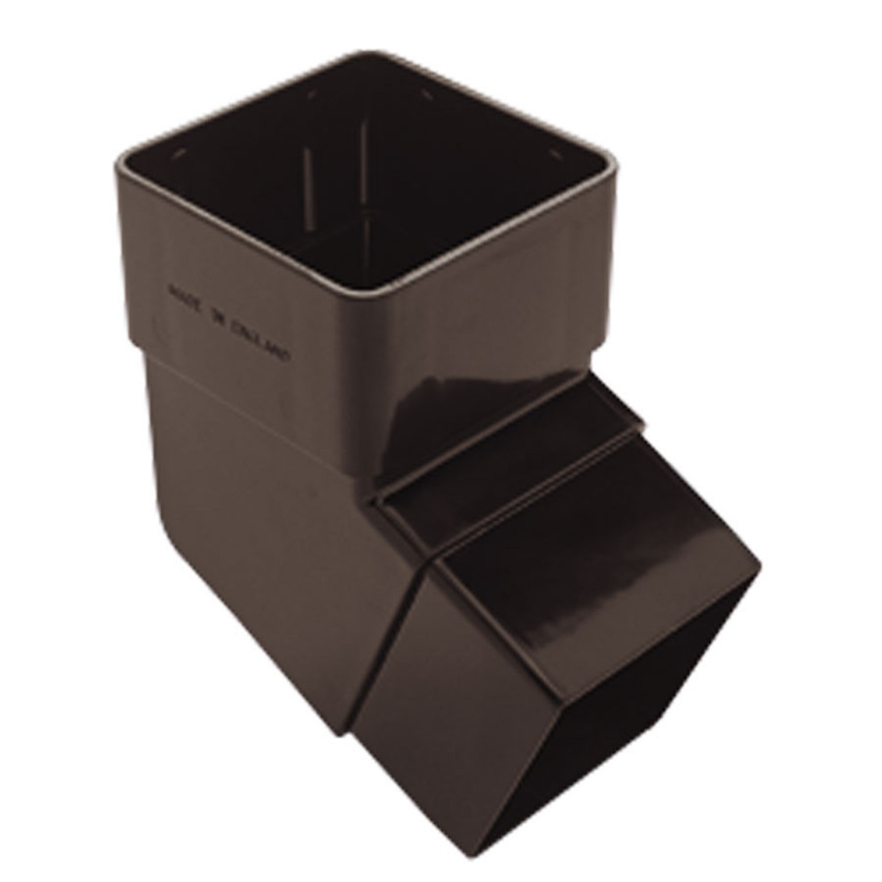 Eurocell Gutter Square Offset Pipe Bend 112 Deg 65mm Black