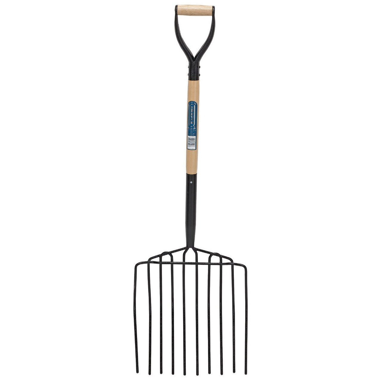 Draper - 10 Prong Potato Fork with Wood Shaft and MYD Handle