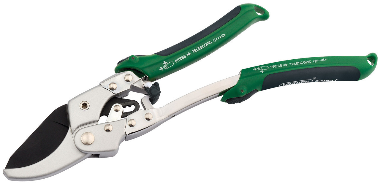 Draper - 2 in 1 Anvil Pattern Ratchet Pruner and Mini Lopper