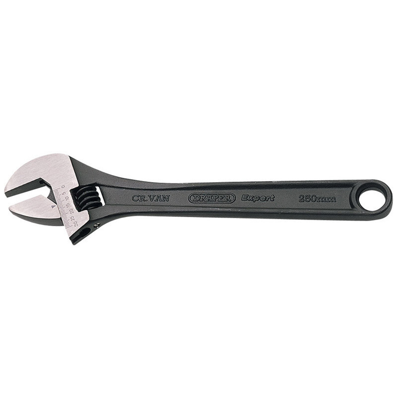 Draper - 250mm Crescent-Type Adjustable Wrench with Phosphate Finish