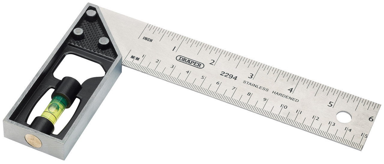 Draper - 150mm Try and Mitre Square