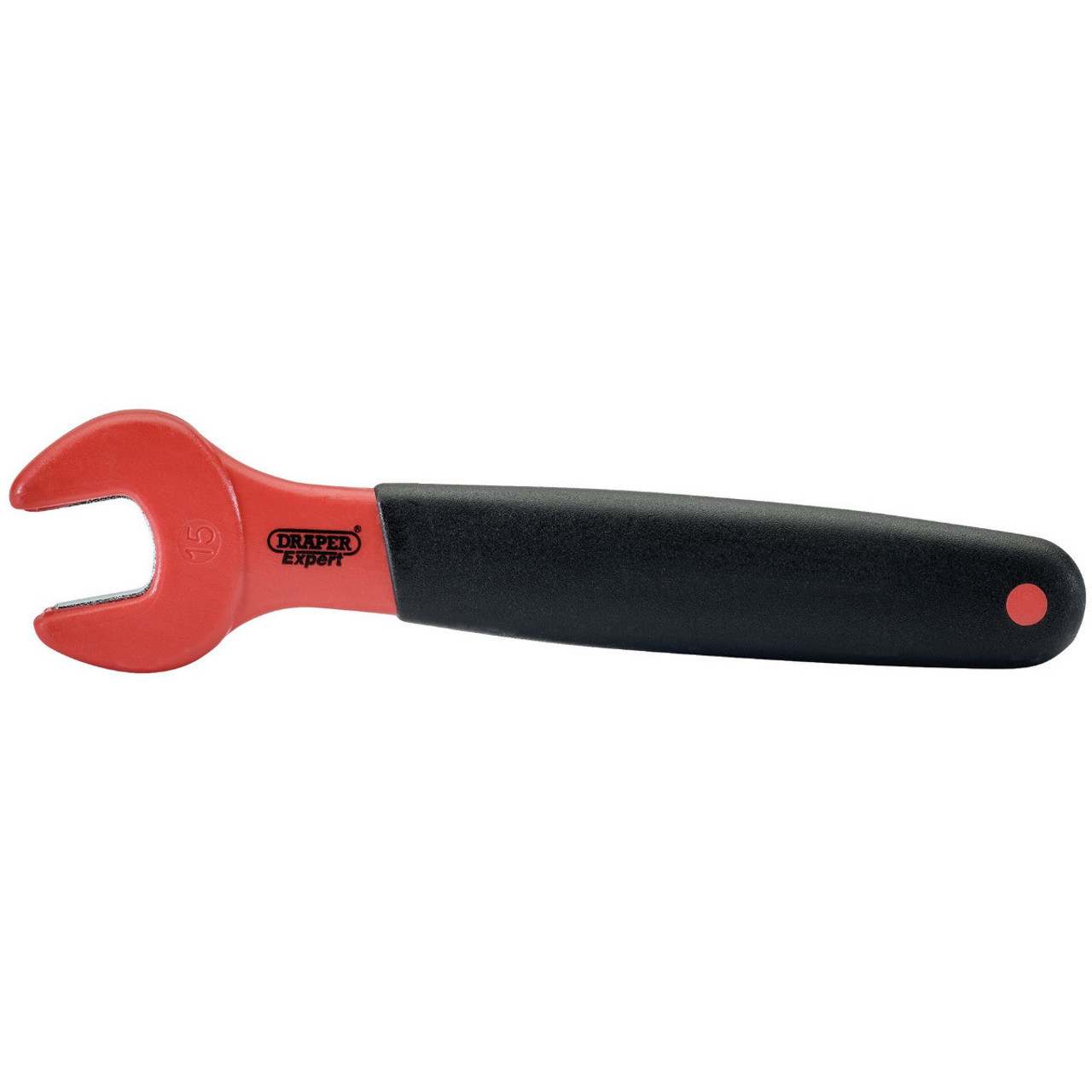 Draper - VDE Fully Insulated Open End Spanner 15mm