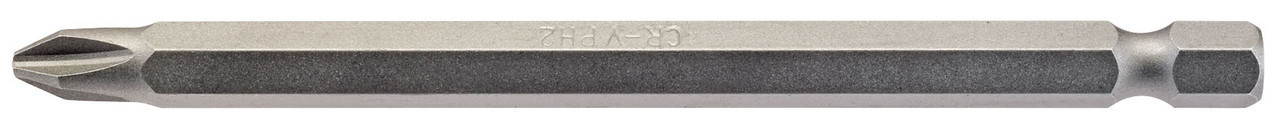 Draper -  No.2 1/4inch Hex Cross Slot Insert Bit 100mm Long x 1