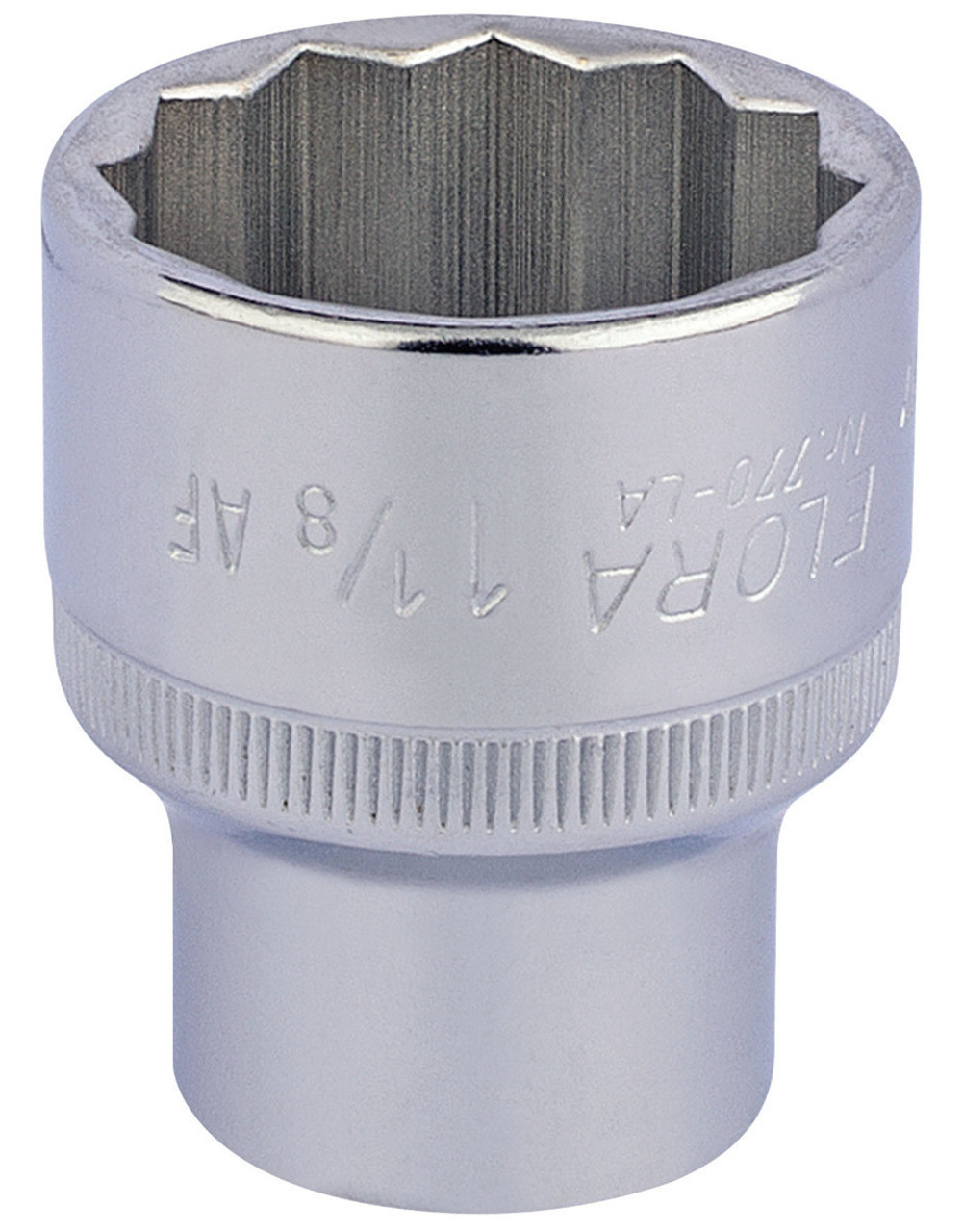 Draper - 1.1/8inch 1/2inch Sq. Dr. Elora Bi-Hexagon Socket