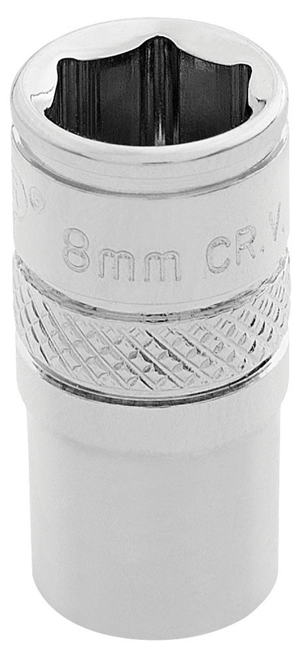 Draper - 1/4inch Sq. Dr. Hi-Torq 6 Point Socket (8mm)