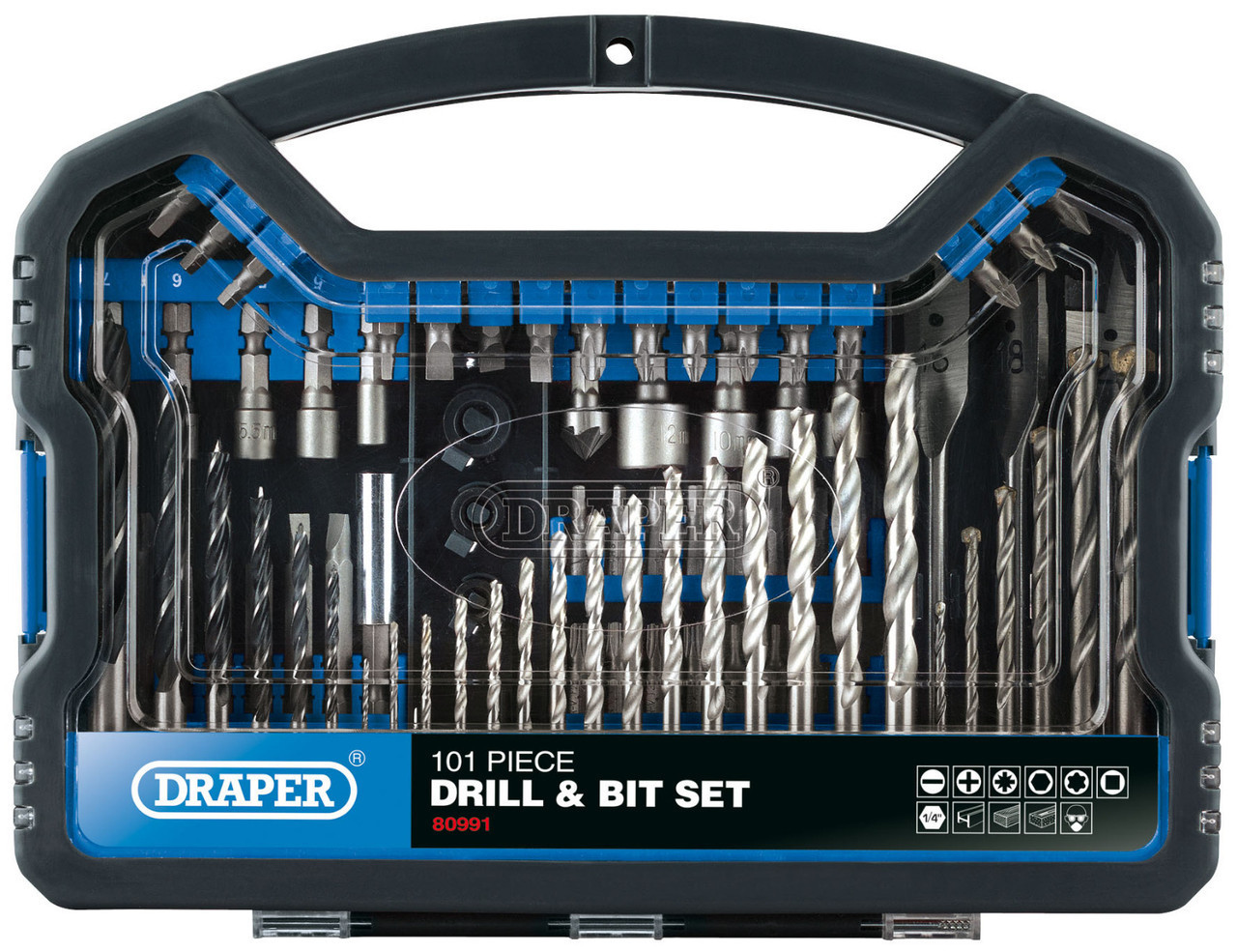 Draper - Drill Bit and Accessory Kit 101 Piece