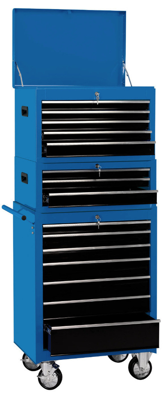 Draper - 26inch Combination Roller Cabinet and Tool Chest 15 Drawers