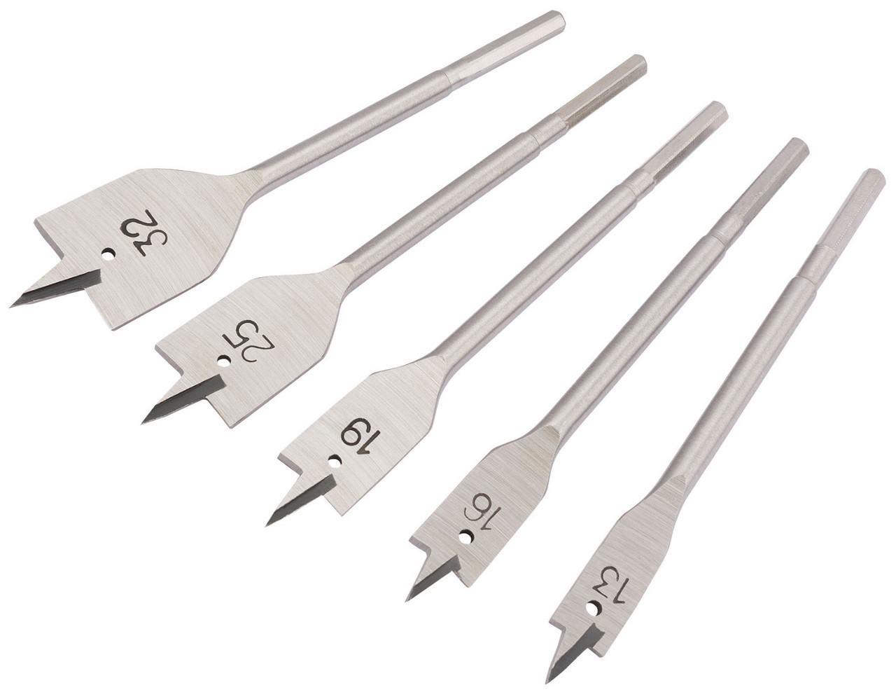 Draper -  Metric Flat Wood Bit Set 5 Piece