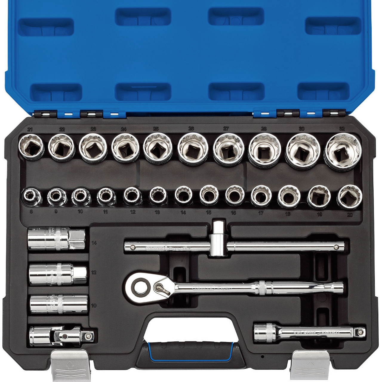 Draper - 1/2inch Sq. Dr. Metric Socket Set (30 Piece)