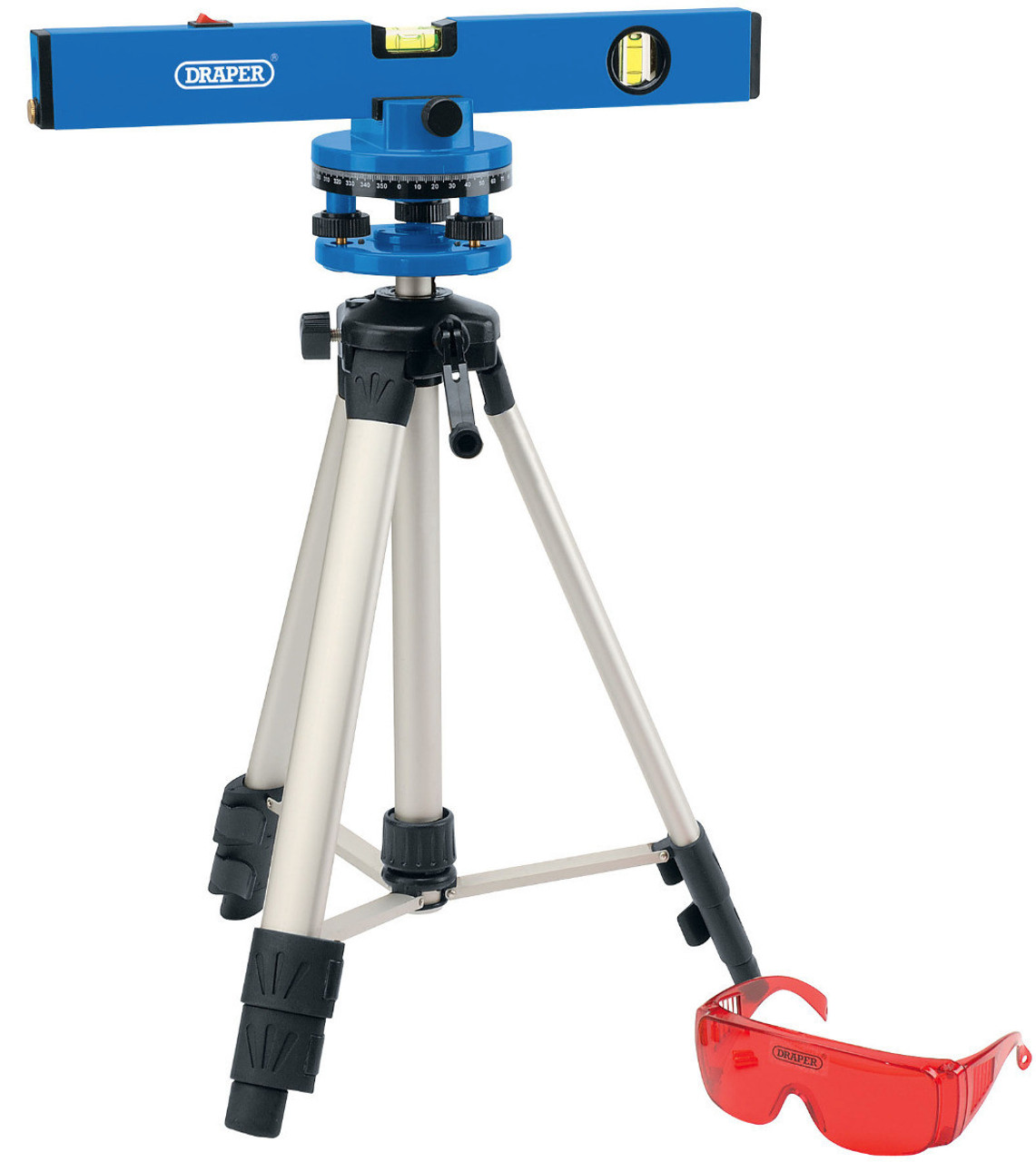 Draper - 400mm Laser Level Kit with 360 ¬∞ Swivelling Tripod