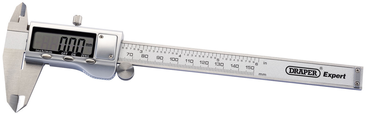 Draper - Dual Reading Digital Vernier Caliper 150mm