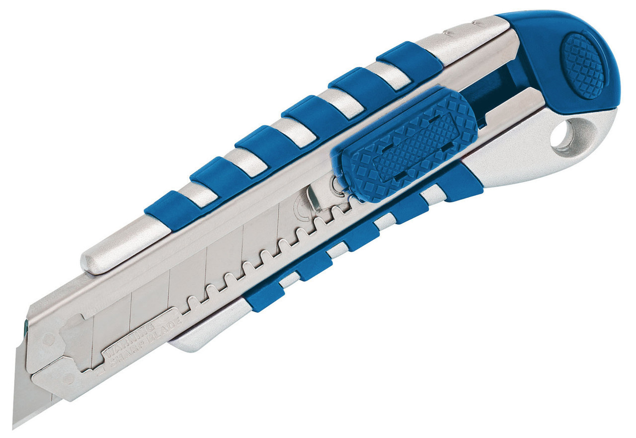 Draper - 18mm Soft Grip Retractable Knife with Seven Segment Blade
