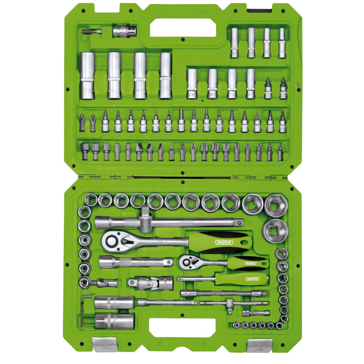 Draper - 1/4inch and 1/2inch Sq. Dr. Metric Tool Kit (100 Piece)
