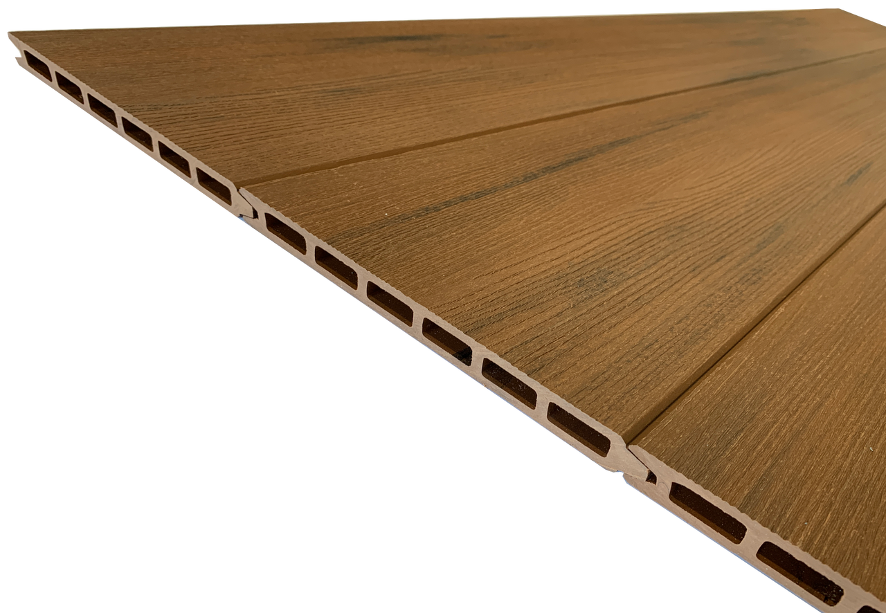AB Composite Fencing Walnut 210mm x 1836mm