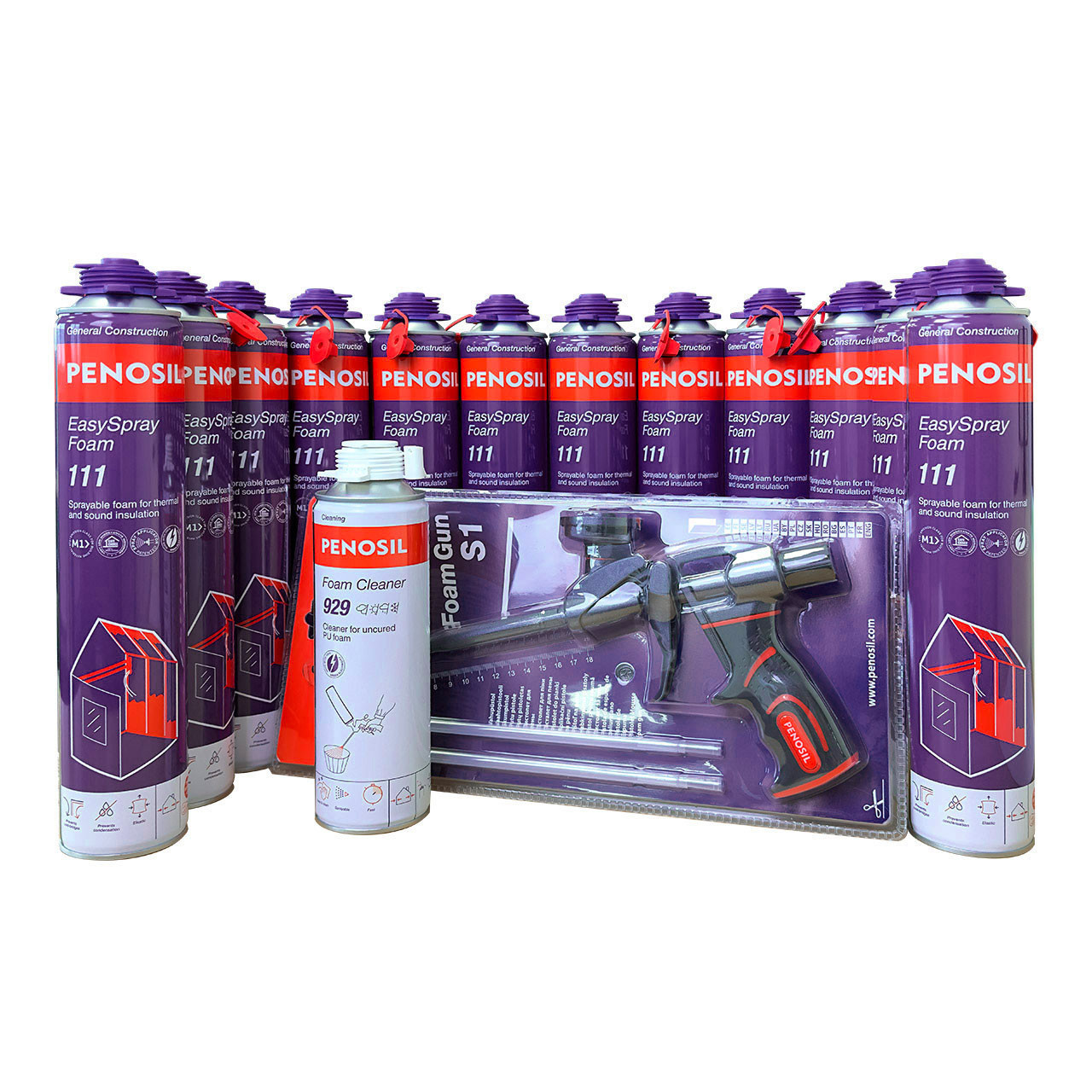 PENOSIL EasySpray Insulation Foam 111 - Sprayable foam for thermal and sound insulation