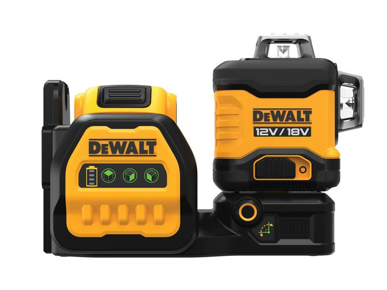 DeWALT DCE089D1G18 3 x 360 ¬¨‚àû Green Multi-Line Laser 12-18V 1 x 2.0Ah Li-ion