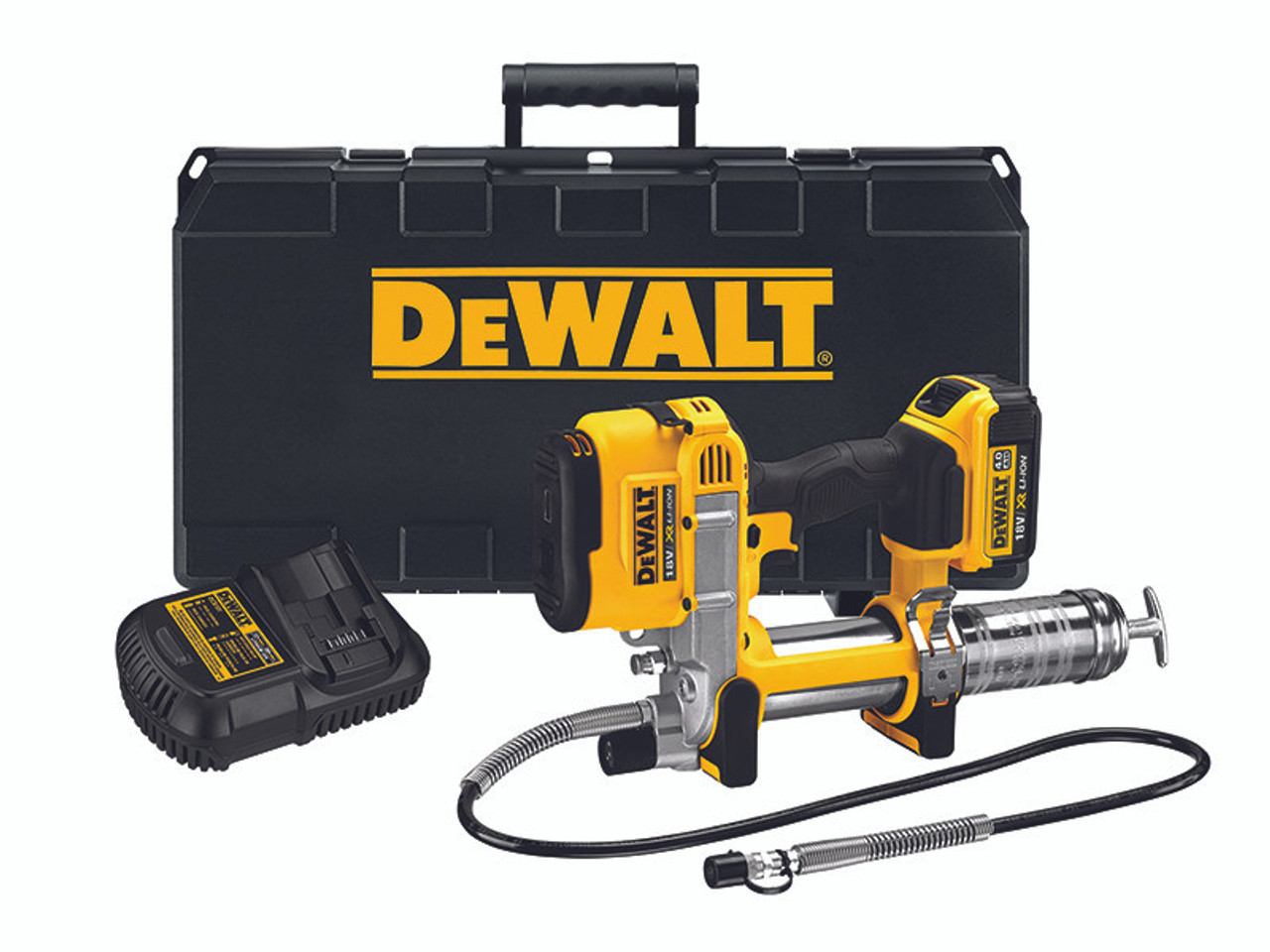 DeWALT DCGG571M1 Cordless XR Grease Gun 18V 1 x 4.0Ah Li-ion