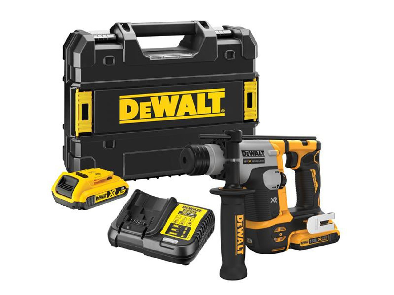 DeWALT DCH172D2 Ultra-Compact XR SDS Plus Rotary Hammer 18V 2 x 2.0Ah Li-ion